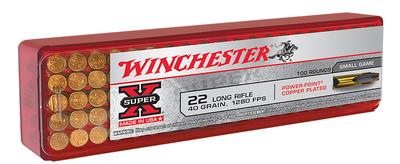 Winchester X22LRPP1 Super-X Rimfire Ammo 22 LR, Power-Point, 40 Grains  | .22 LR | X22LRPP1 | 020892101944